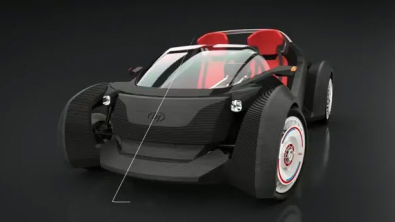 Illustration : Une voiture fabriquée en moins de 48 heures grâce à l'impression 3D