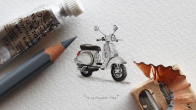 Illustration : 10 fabuleux dessins miniatures signés Lorraine Loots