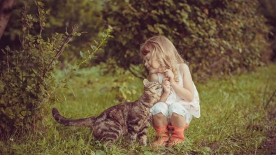 Illustration : Les plus beaux moments de complicité entre des chats et des enfants immortalisés à travers 18 sublimes photos