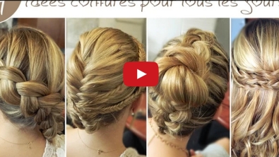Illustration : 4 idées coiffures incroyables, pour l'été, la rentrée ou les mariages! 