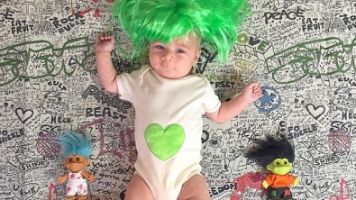 Illustration : "Halloween, c'est tout le mois d'octobre pour cet adorable bébé"