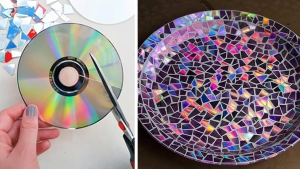 Illustration : "21 idées brillantes pour recycler vos vieux CD !"