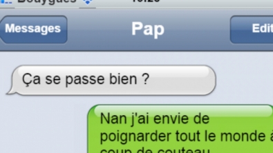 Illustration : "Quand les parents envoient des textos à leur progéniture ça donne quelque chose de très drôle"