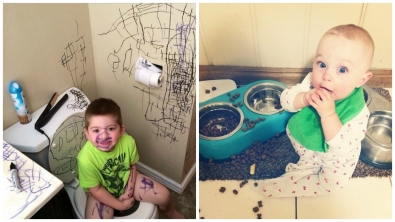 Illustration : 15 photos qui prouvent qu'il ne faut jamais laisser un enfant seul