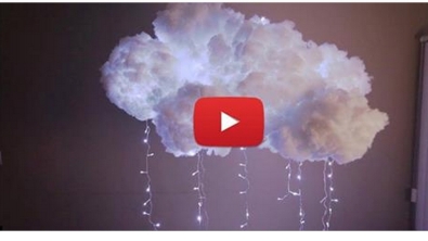 Illustration : Astuce: Voici comment réaliser un joli nuage lumineux. Idéal pour les enfants !