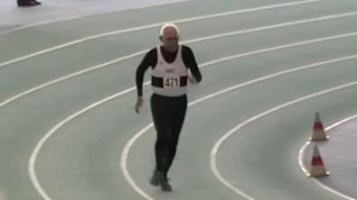 Illustration : Ce super-papy bat le record du monde du 200 mètres dans sa catégorie
