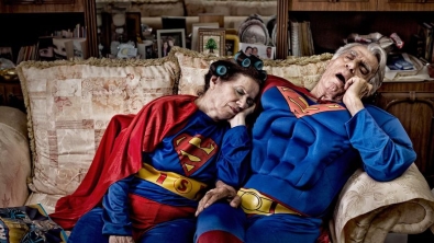 Illustration : "Quand les super-héros deviennent Mme et Mr Tout-le-monde. 15 photos signées Martin Beck"