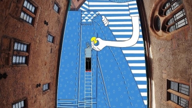 Illustration : "14 cieux décorés par l'artiste avignonnais Thomas Lamadieu"
