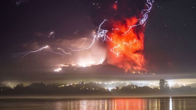 Illustration : "Les impressionnantes images de l'éruption d'un volcan au Chili"