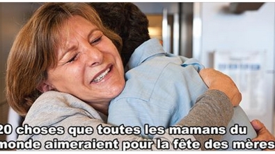 Illustration : "Ces 20 mamans dévoilent les cadeaux qu’elles souhaitent réellement pour la fête des mères ! Ca devrait vous aider !"