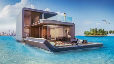 Illustration : Cette maison flottante ferait rêver n'importe qui, attendez de voir l'intérieur !