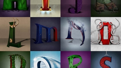 Illustration : "Voici l'alphabet des super-héros"