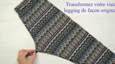 Illustration : "Un vieux legging que vous n'utilisez plus et un peu d'originalité pour cette astuce !"