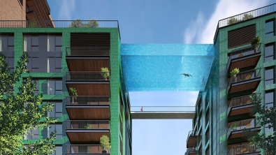 Illustration : Ce projet de piscine suspendue qui laisse rêveur