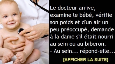 Illustration : "Une dame et un bébé attendent patiemment le docteur pour le premier examen du bébé…"