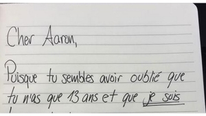 Illustration : "Son enfant de 13 ans lui dit qu'il peut très bien s'en sortir sans elle dans la vie... Elle publie ceci sur facebook: "
