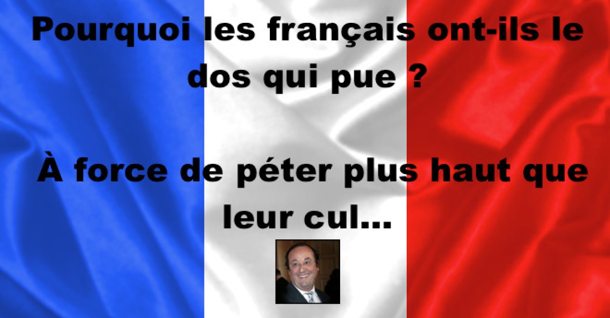 Top 20 des blagues faites sur les français... Un peu d