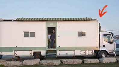 Illustration : "Retraité, il s'achète un camion et le transforme en maison de rêve... C'est magnifique, attendez de voir l'intérieur !"