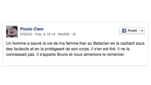 Illustration : "Grâce à Facebook, il retrouve l'homme qui a sauvé sa femme au Bataclan"