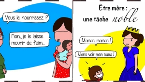 Illustration : "Quand une maman décrit son quotidien avec ses enfants à travers des dessins aussi drôles que mignons... "