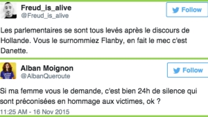 Illustration : "Ces 15 tweets au sujet des attentats du 13 redonnent le sourire en cette période difficile..."