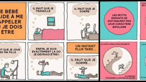 Illustration : "Découvrez ces 9 illustrations qui montrent que ce n’est pas toujours facile d’être un jeune papa !"