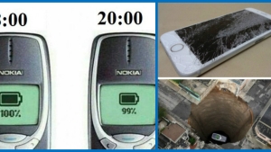 Illustration : "Nokia 3310 VS Smartphones…14 photos qui prouvent qu'on était quand même bien à l'époque..."