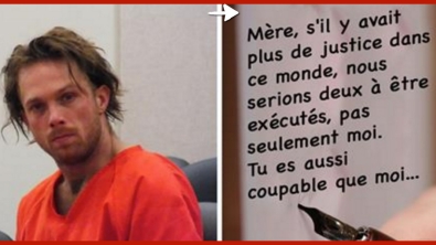 Illustration : Il envoie une lettre à sa mère alors qu’il est condamné à mort… Son contenu devrait vous faire réfléchir !