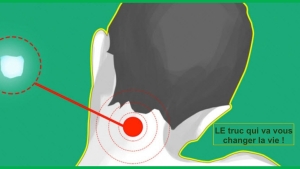 Illustration : "Elle place un glaçon sur un point particulier de son cou et ce qu’il lui arrive est vraiment magique…Ce truc va changer votre vie!"