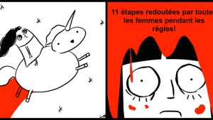 Illustration : "Pas facile d’avoir ses règles ! Toutes les femmes redoutent ces 11 étapes..."