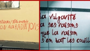 Illustration : "Les Graffitivre: Des graffitis hilarants mais désordonnés faits par des gens complètement ivres !"