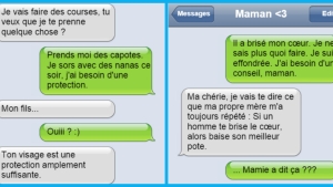 Illustration : "Ces 17 sms nous prouvent que les parents ont une répartie au top !"