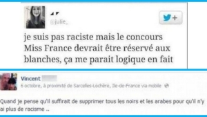 Illustration : "Top 16 des statuts les plus racistes croisés sur la toile… Les gens n’ont même plus honte !"