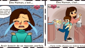 Illustration : "Pas facile d'être une maman moderne, la preuve avec ces 18 bandes dessinées..."