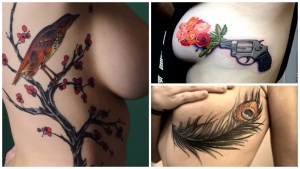 Illustration : "22 photos de tatouages près des seins, la nouvelle mode chez les femmes…ils sont magnifiques !"