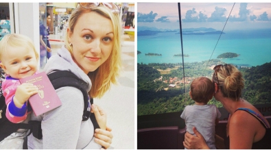Illustration : "Elle part faire le tour du monde avec sa petite fille de 10 semaines sur le dos… Des clichés magnifiques !"
