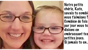 Illustration : "1h après le décès de sa fille de 4 ans, elle écrit cette lettre émouvante..."