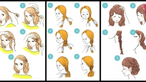 Illustration : "20 idées de coiffures aussi jolies que simples à reproduire..."