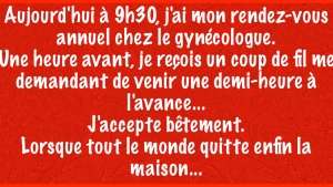 Illustration : "L'étonnant oubli d'une maman qui avait rendez-vous chez son gynécologue..."