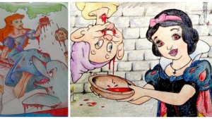 Illustration : "Ces dessins pour enfants, massacrés par des adultes à l’esprit un peu trop tordu..."
