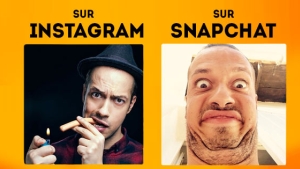 Illustration : "Ces différences entre les photos postées sur Instagram et sur Snapchat! (16 images)"