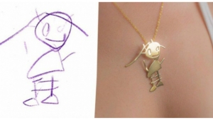 Image illustrant l'article Elles créent des bijoux magnifiques à partir de dessins pour enfants ! L’idée est géniale...
