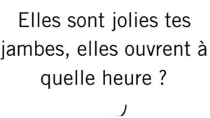 Illustration : "Top 19 des phrases entendues sur le sexe. Très drôles pour certains, très lourdes pour les autres !"