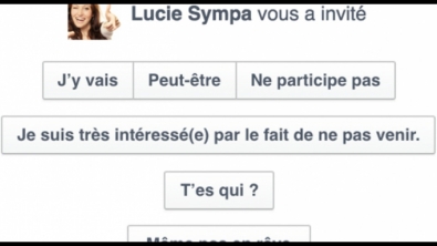 Illustration : Voilà les vraies réponses aux évènements Facebook qu’on aimerait vraiment avoir ! Mark, si tu nous vois...