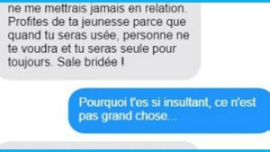 Illustration : "Il réagit très mal parce qu’elle refuse de coucher avec après un rancard… Une réaction limite flippante !"