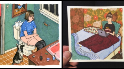 Illustration : "Ces 15 illustrations montrent comment sont vraiment les filles au quotidien !"