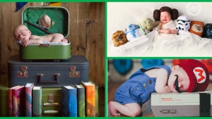 Illustration : "Quand les photos de bébés reflètent les passions des parents ! 22 photos adorables."