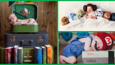 Illustration : "Quand les photos de bébés reflètent les passions des parents ! 22 photos adorables."