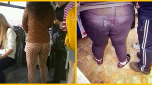 Image illustrant l'article Porter des leggings, ça peut vite virer au drame ! Entre fou rire et gêne, ces 23 photos le prouvent !