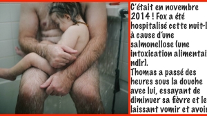 Illustration : "Ce qui se cache derrière cette photo du papa dans la douche avec son fils est affolant… Le message de la maman fait le tour du web !"